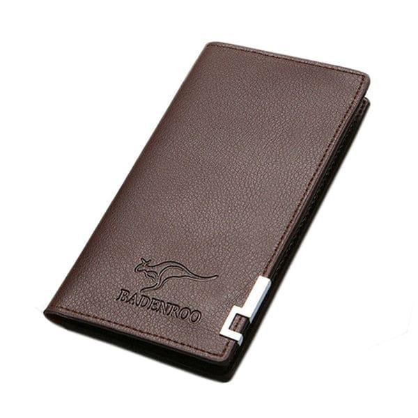 UNISEX VINTAGE LONG FOLD LEATHER WALLET