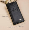 Men's Leather Wallet-Textured Design_1Pc Black & Brown